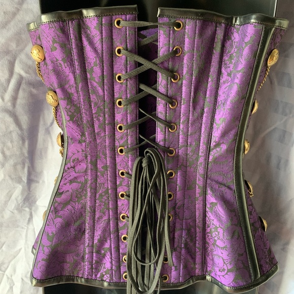 Purple Steampunk Corset